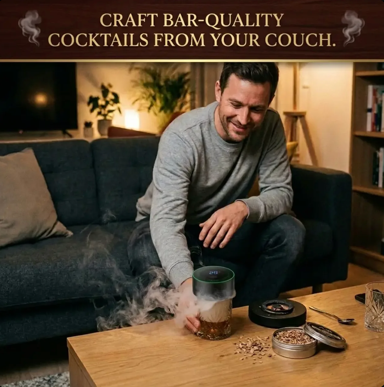 EmberCraft Electric Whiskey Smoker Kit.
