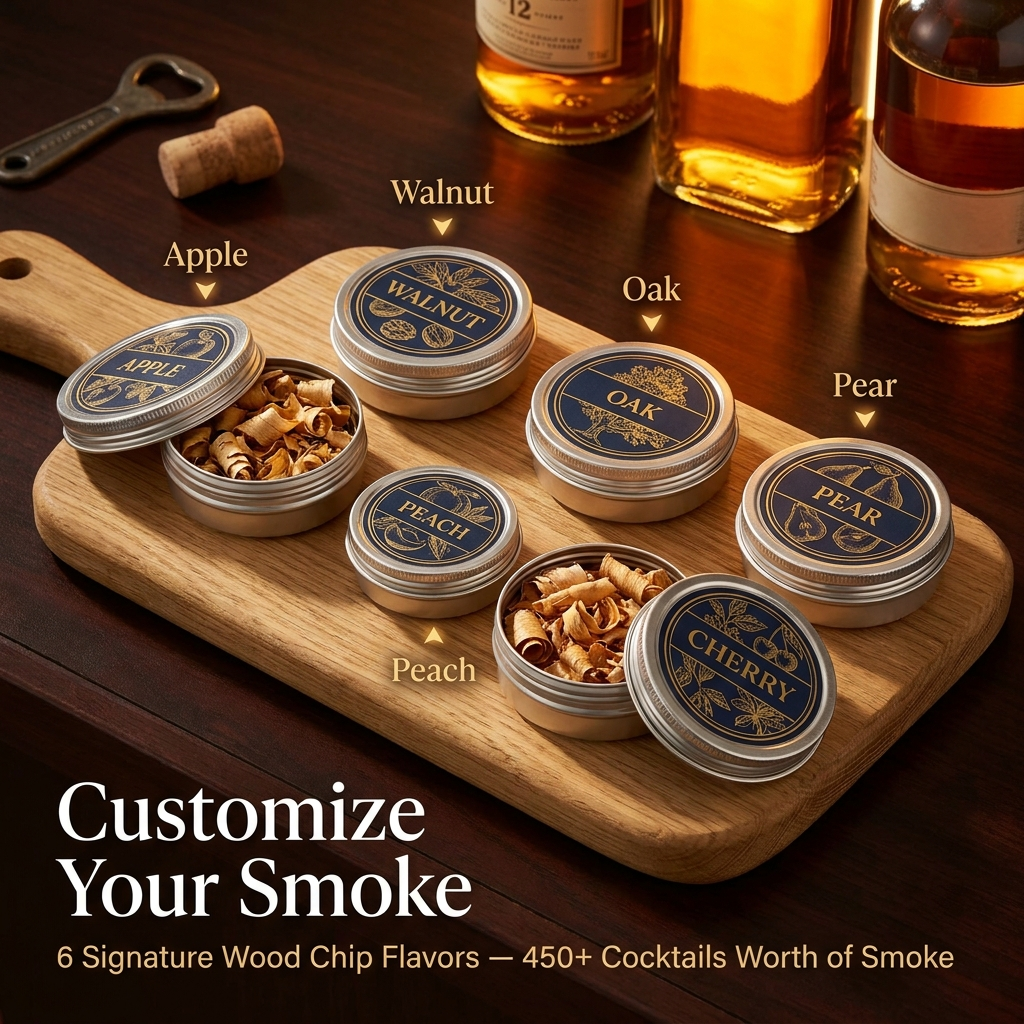 EmberCraft Electric Whiskey Smoker Kit.