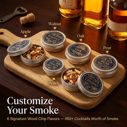 EmberCraft Electric Whiskey Smoker Kit.